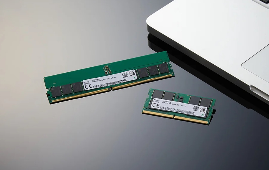 SK하이닉스의 DDR5 6,400Mbps 속도의 32GB UDIMM[SK하이닉스 제공]