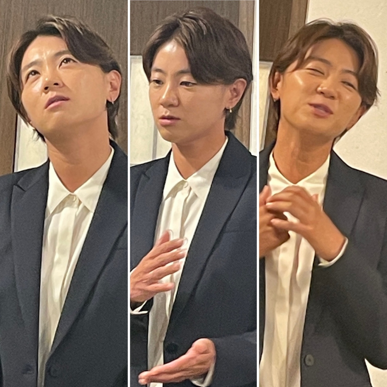 최나연이 25일 은퇴 기자간담회에서 다양한 표정으로 질문에 답하고 있다./김성진 기자