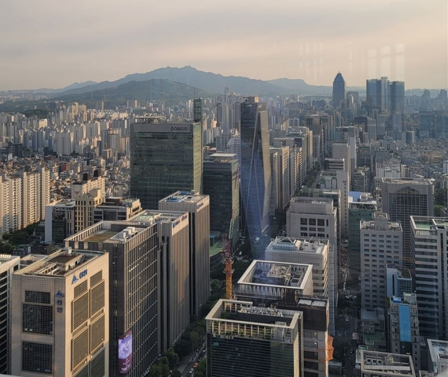 서울 강남 테헤란로 일대 기업 빌딩이 밀집한 모습 [헤럴드경제DB]