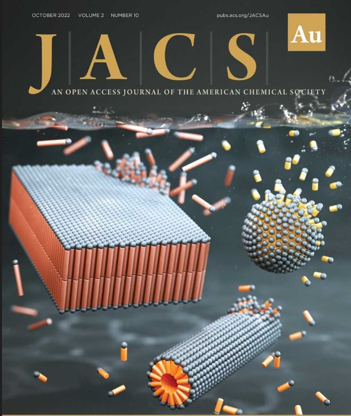 이번 연구결과가 게재된 국제학술지 ‘미국화학회 골드지(JACS Au)’ 10월호 속표지.[UNIST 제공]