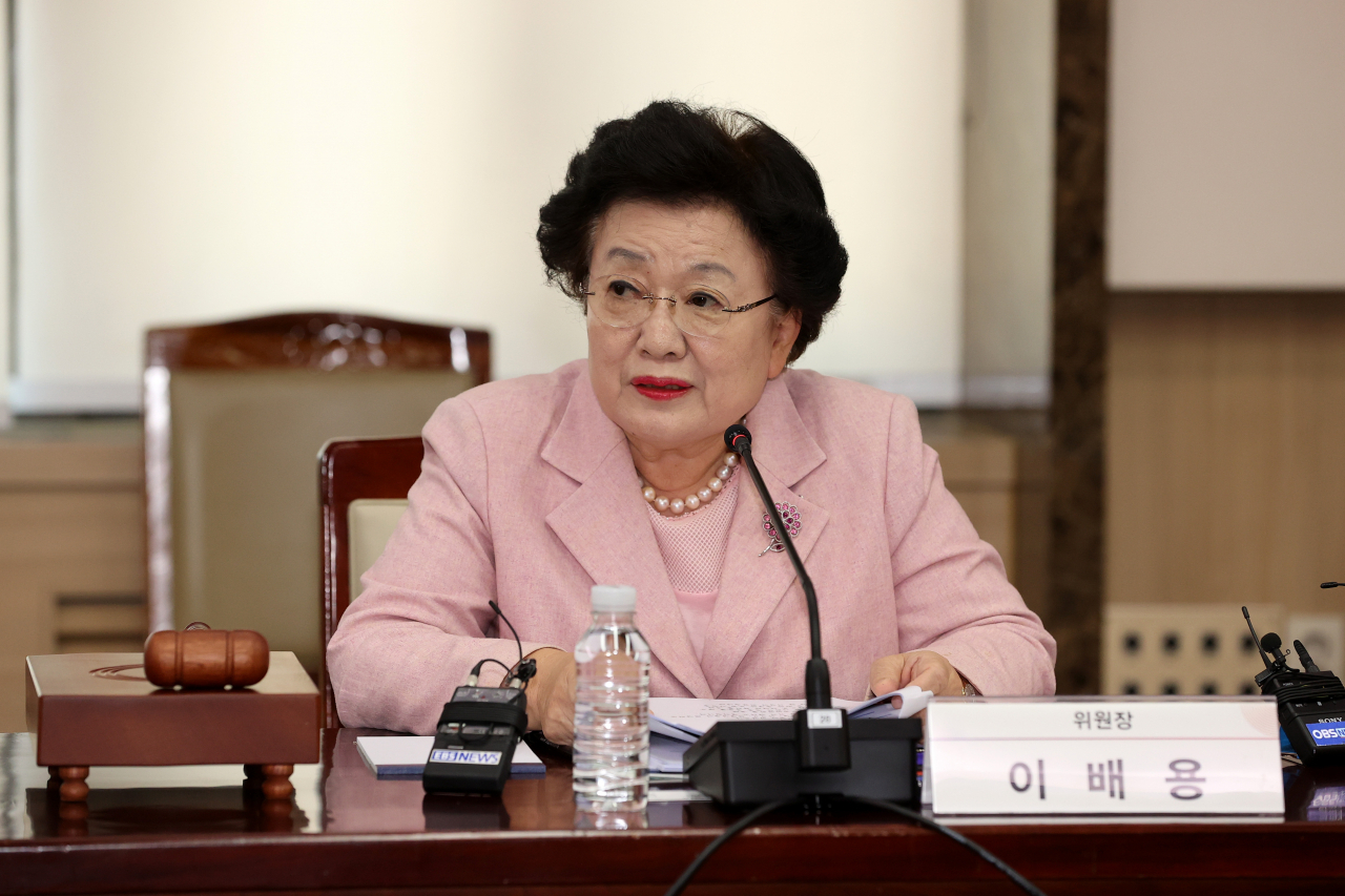 이배용 국가교육위원회 위원장 [연합]