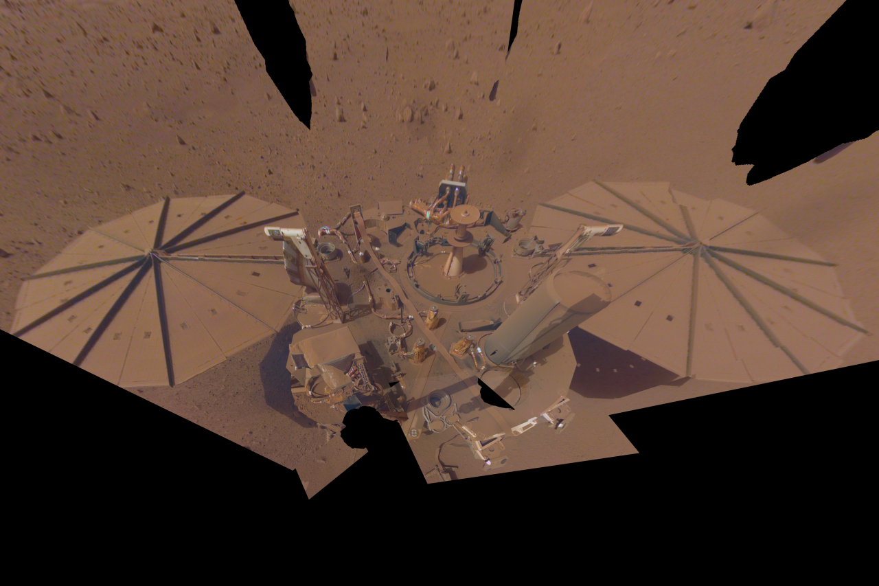 화성 지질 탐사선인 ‘인사이트’의 모습. [NASA]
