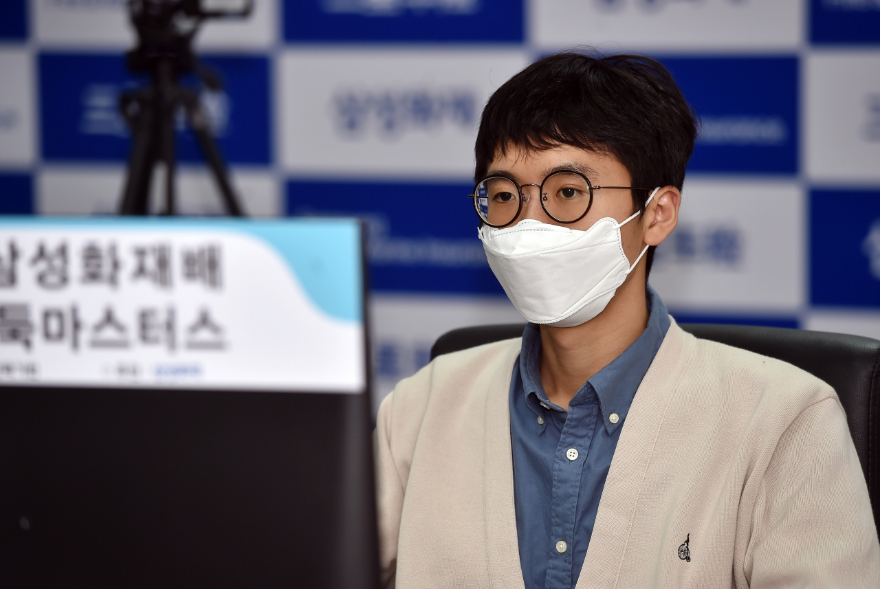 당이페이를 상대로 반집승을 거둔 변상일 9단./한국기원 제공