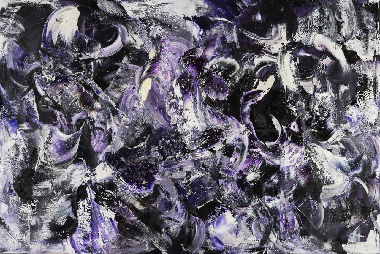 제여란, Usquam Nusquam, Oil on canvas, 450x300cm, 2022 [사진=스페이스K]