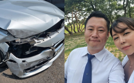 '나는 솔로' 영수,  교통사고 났던  車 상태 봤더니…