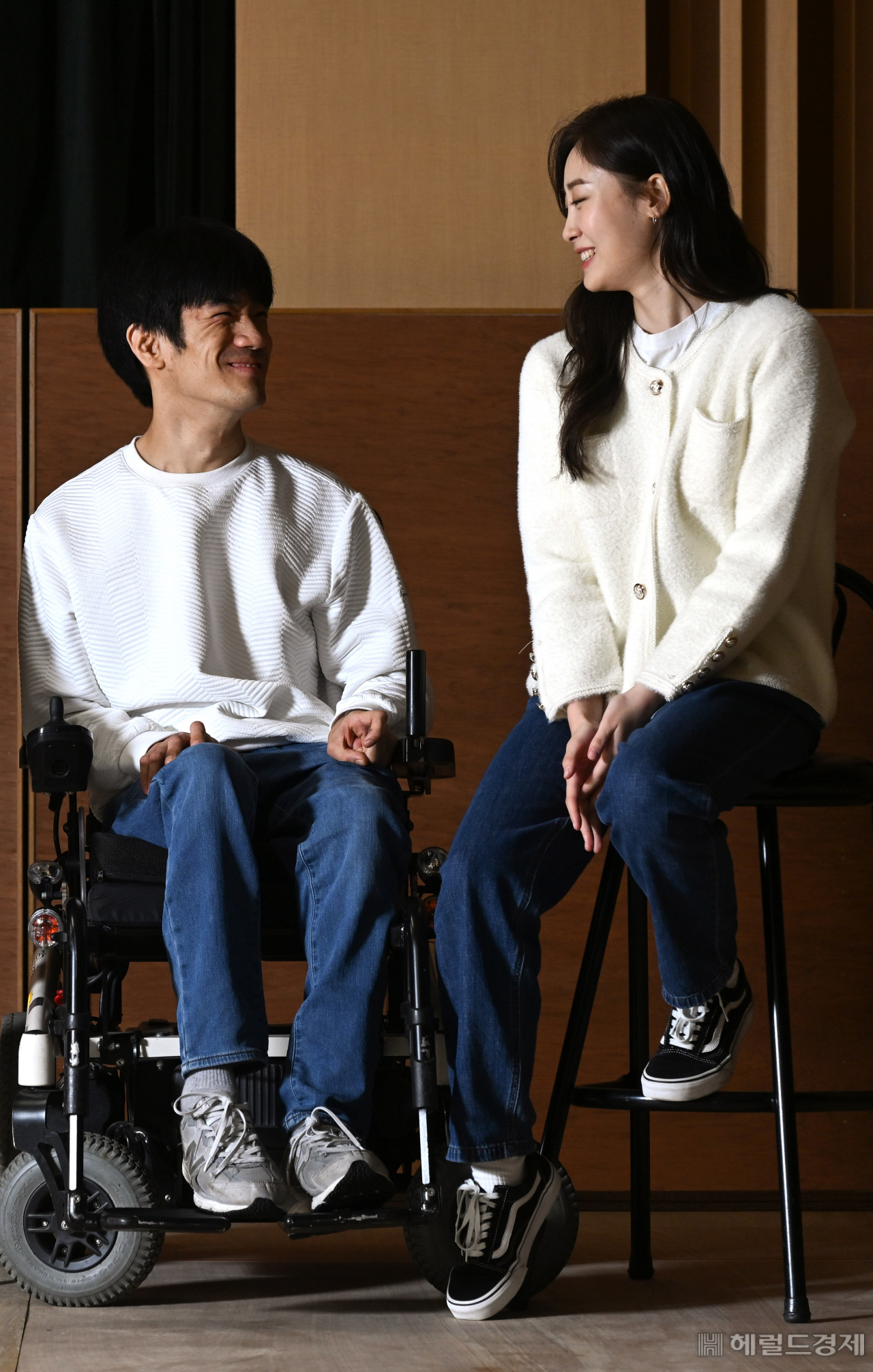 연극 ‘틴에이지 딕’ 배우 하지성, 김가린. 임세준 기자