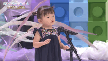 무라카타 노노카 양이 동요를 부르고 있다. [유튜브 캡처]