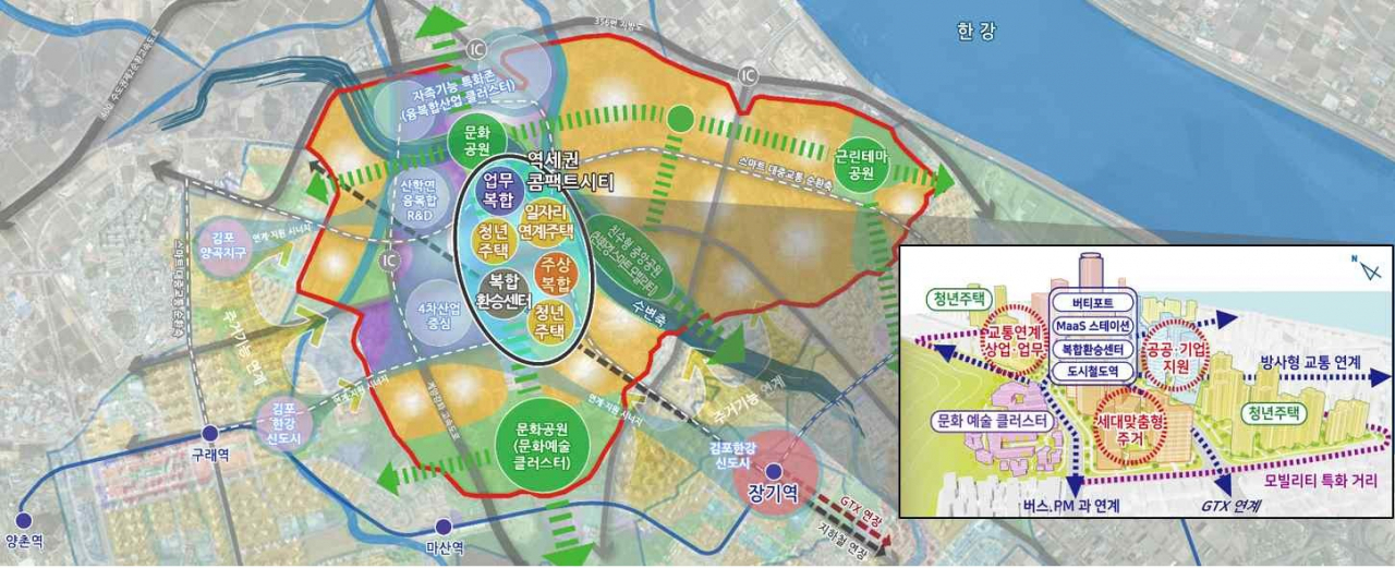 김포한강2 콤팩트시티 조성 계획 [국토교통부 제공]