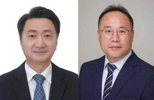 동아제약 최호진 부회장과 백상환 사장[동아쏘시오홀딩스 제공]