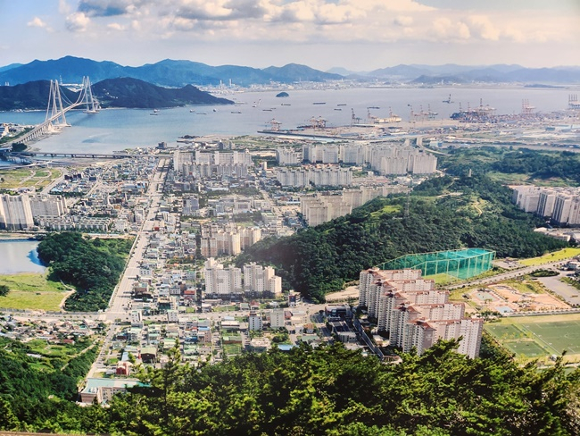 전남 광양시 전경.