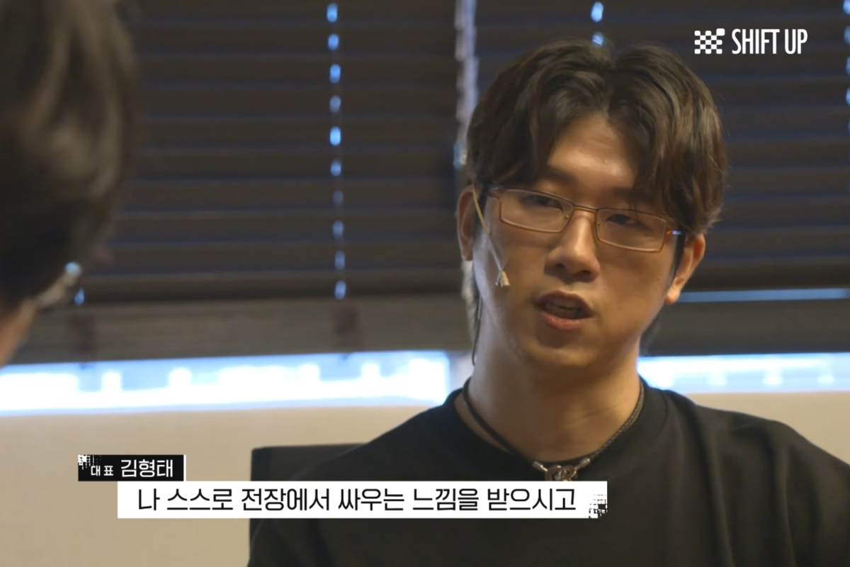 김태형 시프트업 창업자 겸 대표 ['승리의 여신: 니케 '유튜브 채널]