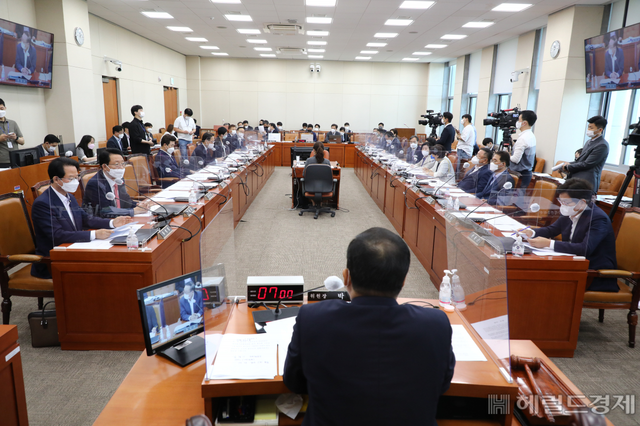 국회 기획재정위원회 전체회의(자료사진). 이상섭 기자