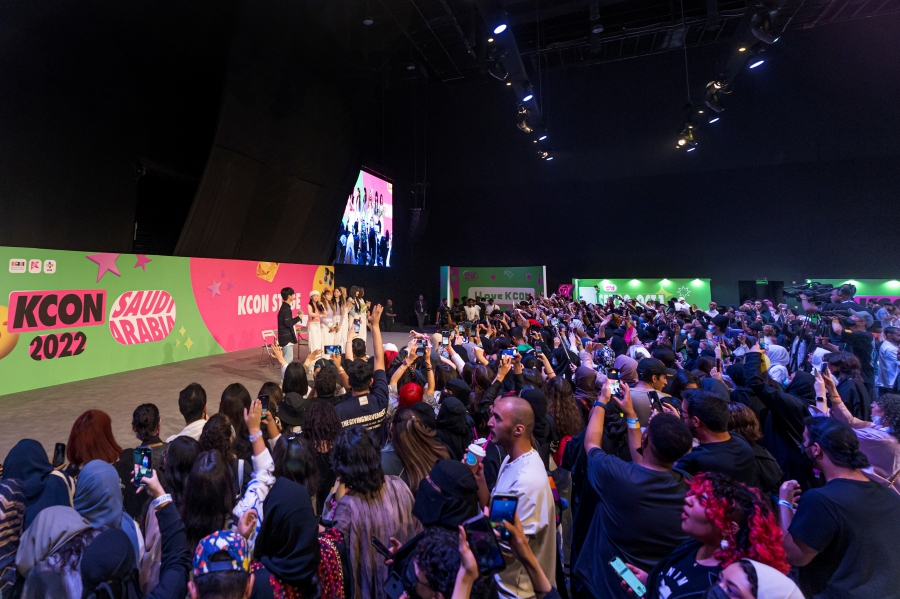 지난 9월 30~10월 1일까지 사우디아라비아 블러바드 리야드 시티에서 열린 ‘KCON 2022 사우디아라비아’. [CJ ENM 제공]