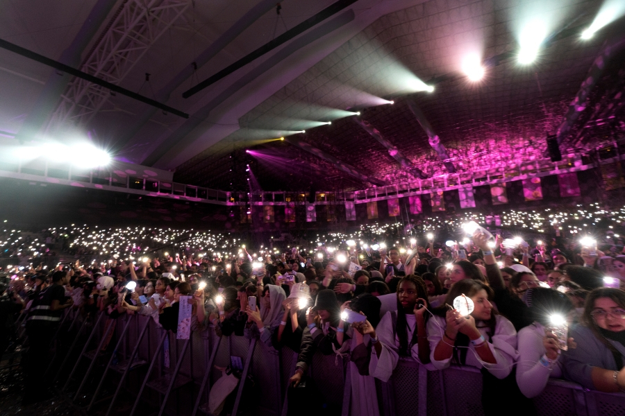 지난 9월 30~10월 1일까지 사우디아라비아 블러바드 리야드 시티에서 KCON 2022 사우디아라비아. [CJ ENM 제공]