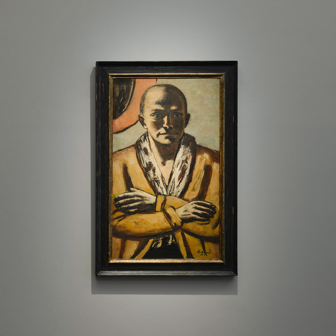 "Selbstbildnis gelb-rosa" by Max Beckmann (Grisebach, Noshe)