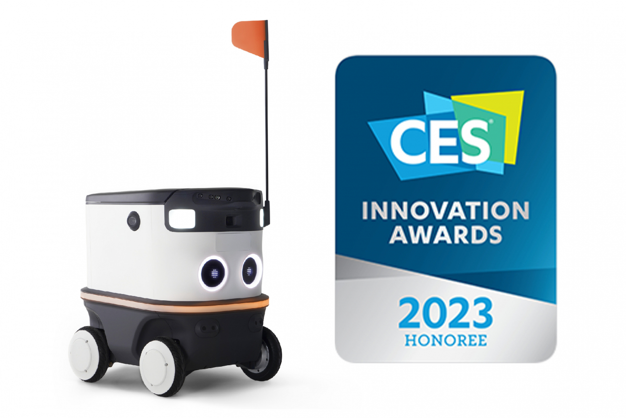 국제전자제품박람회(CES) 2023 스마트시티 부문 혁신상을 수상한 뉴빌리티 자율주행 로봇 ‘뉴비(Neubie)’ [뉴빌리티 제공]