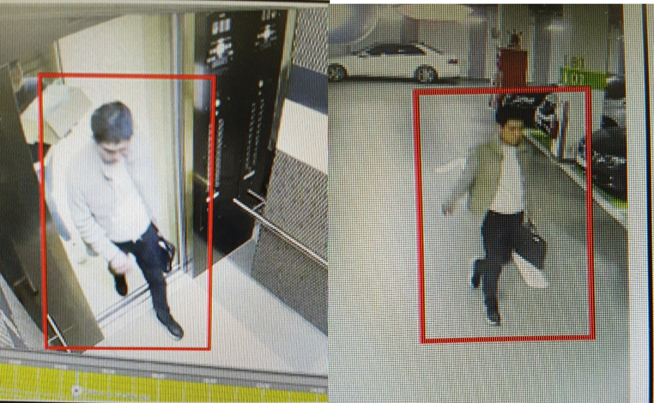 김봉현 전 스타모빌리티 회장이 도주 당일인 지난 11일 서울시 강남구 개포동 집을 나서고 있다. [서울남부지검 제공]