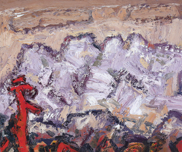 신현국, 산의울림, oil on canvas, 72.7&times;60.6, 2021