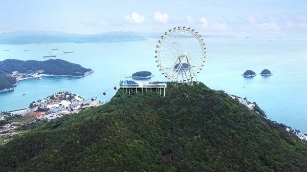 여수 돌산도 대관람차 조감도.