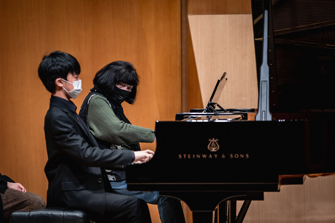 마스터 클래스에 참석한 하륜 [금호문화재단 제공]