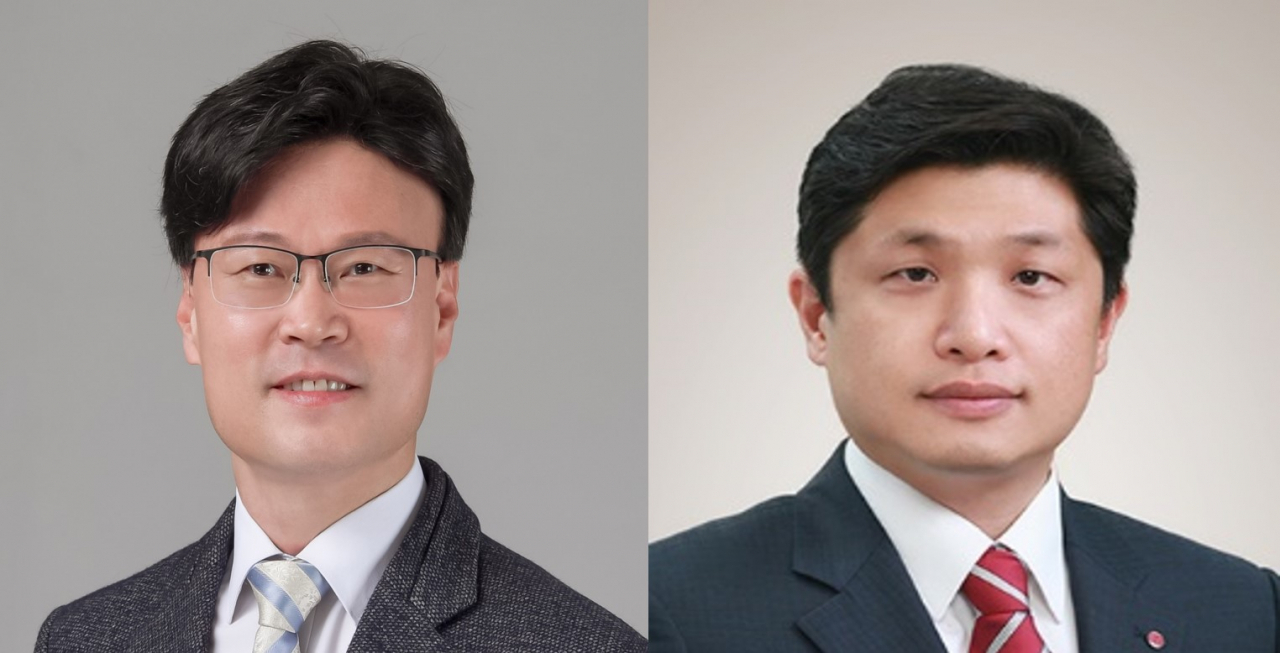 (왼쪽부터) 조지태 신임 LG이노텍 전무, 이승원 신임 LG이노텍 전무 [LG이노텍 제공]