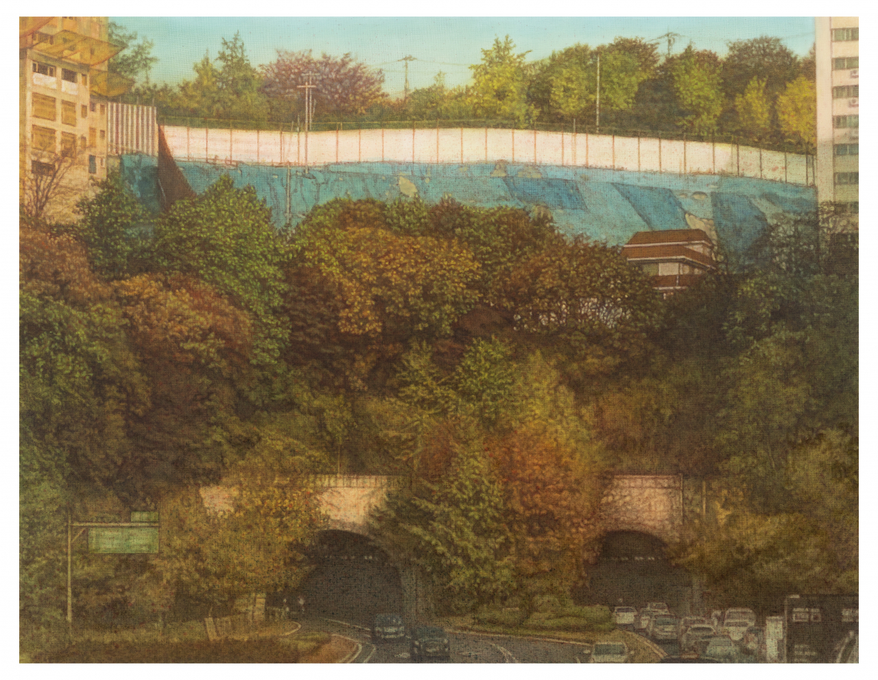 이만나, 가변 풍경, 112x145.5 cm, Oil on canvas, 2022 [사진=선화랑]