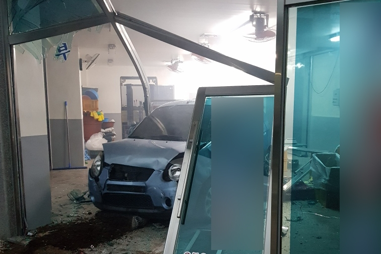 나주거점시설 소독[전남도 제공]