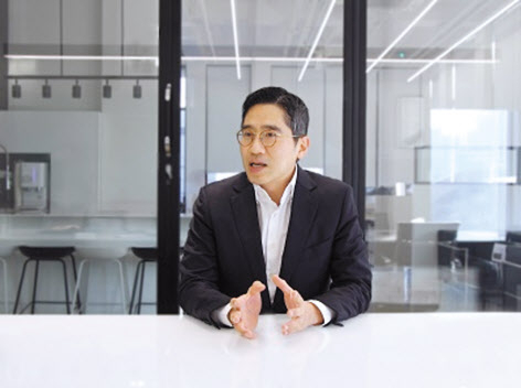 한승만 베르티스 대표가 자사 사업과 비전에 대해 설명하고 있다. [회사 제공]
