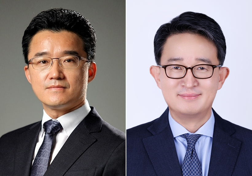 이태형(왼쪽) GS 재무팀장(CFO) 겸 PM팀장 부사장과 김창수 GS칼텍스 M&M본부장 부사장[GS 제공]