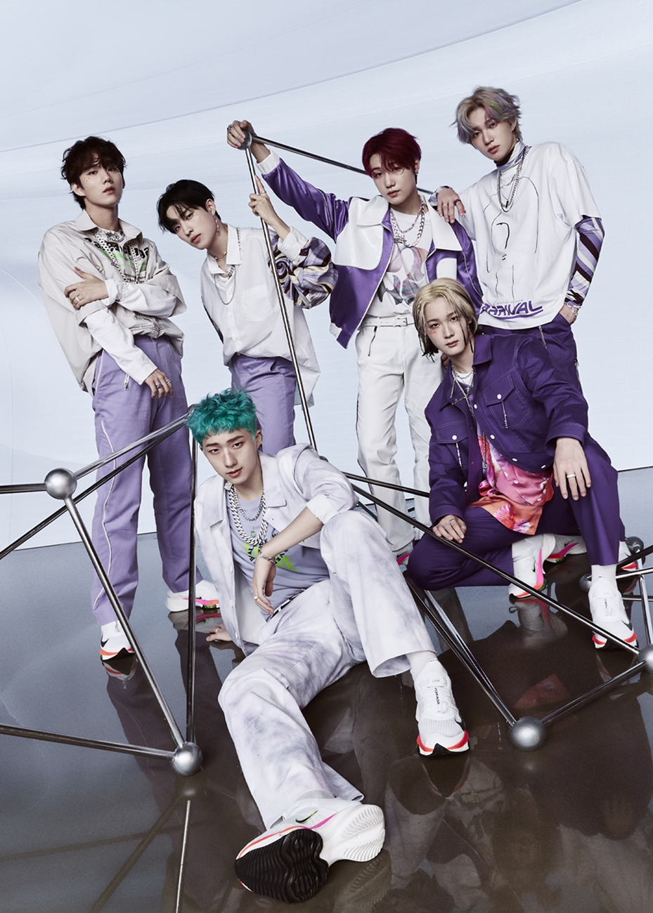 Group image of P1Harmony‘s fifth EP “Harmony: Set In” (FNC Entertainment)