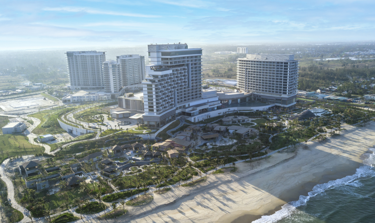 A view of the Hoiana Resort & Golf premises, including the newly opened Hoiana Residences situated in the back (Hoiana Resort & Golf')