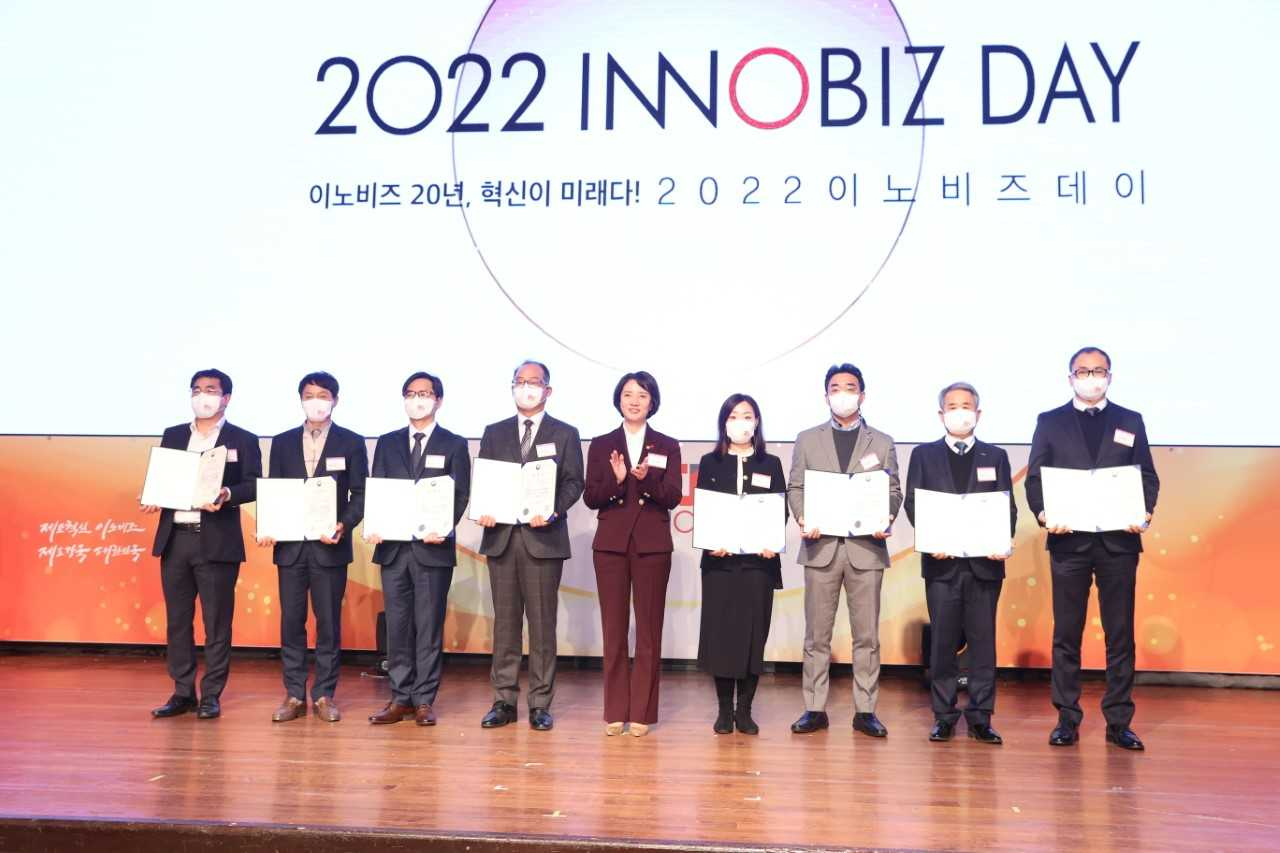 ‘2022 이노비즈데이’는 이노비즈협회 창립 20주년을 기념하고, 이노비즈기업인의 노력과 성과를 축하·격려하기 위한 행사다.
