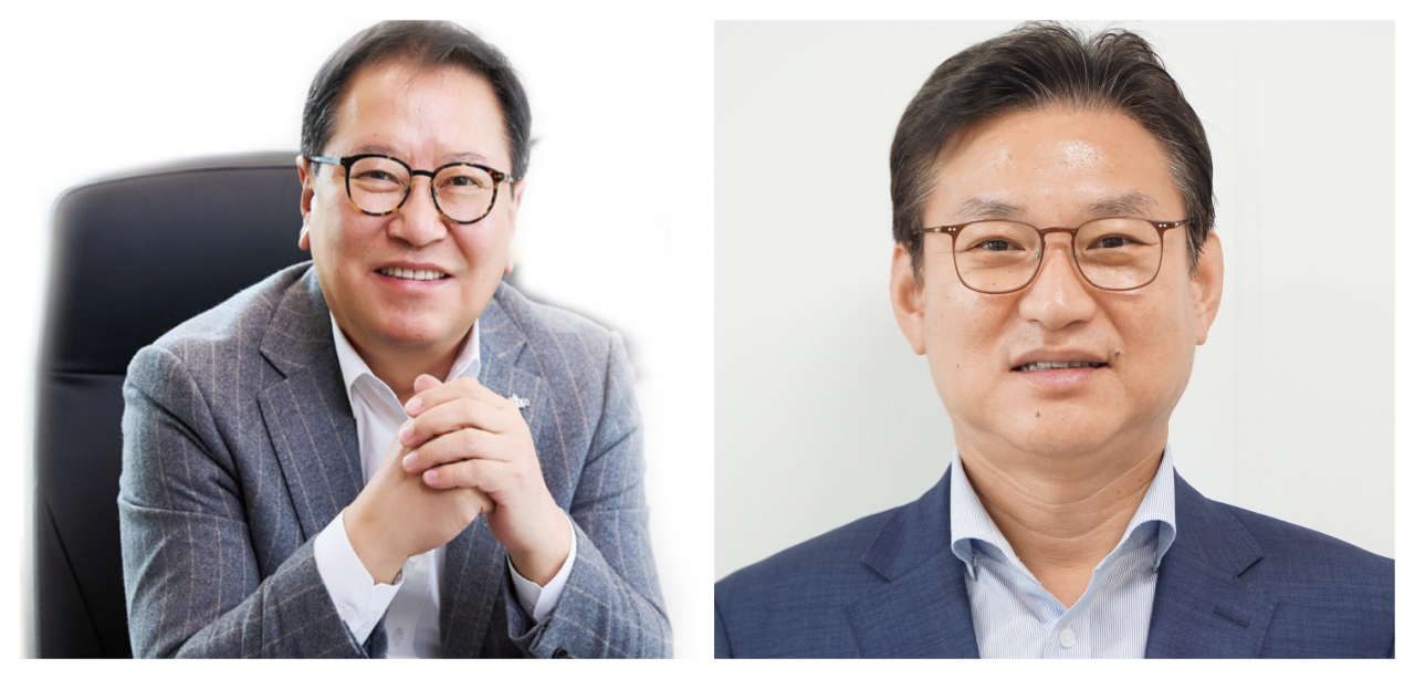 고정용 대표(왼쪽)과 장세현 대표(오른쪽)