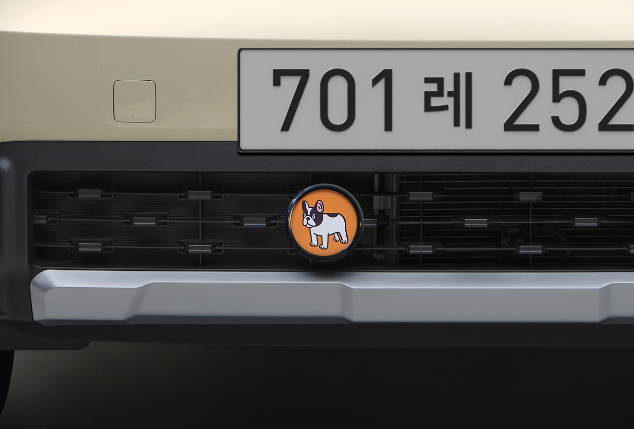 기아 레이에 적용된 마이 팔레트(차량용 엑세서리). [기아 제공]