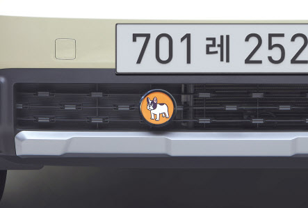 기아 레이에 적용된 마이 팔레트(차량용 엑세서리). [기아 제공]