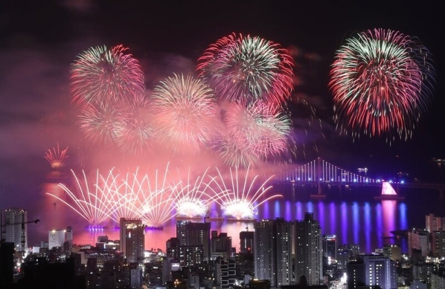 부산 광안리 불꽃축제 [연합]