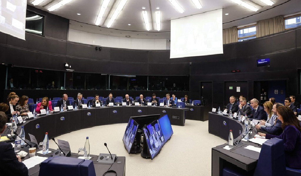 EU의회 모습.[AFP]