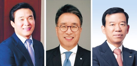 김해준(왼쪽부터) 전 교보증권 대표, 서명석 전 유안타증권 사장, 서유석 전 미래에셋자산운용 사장.