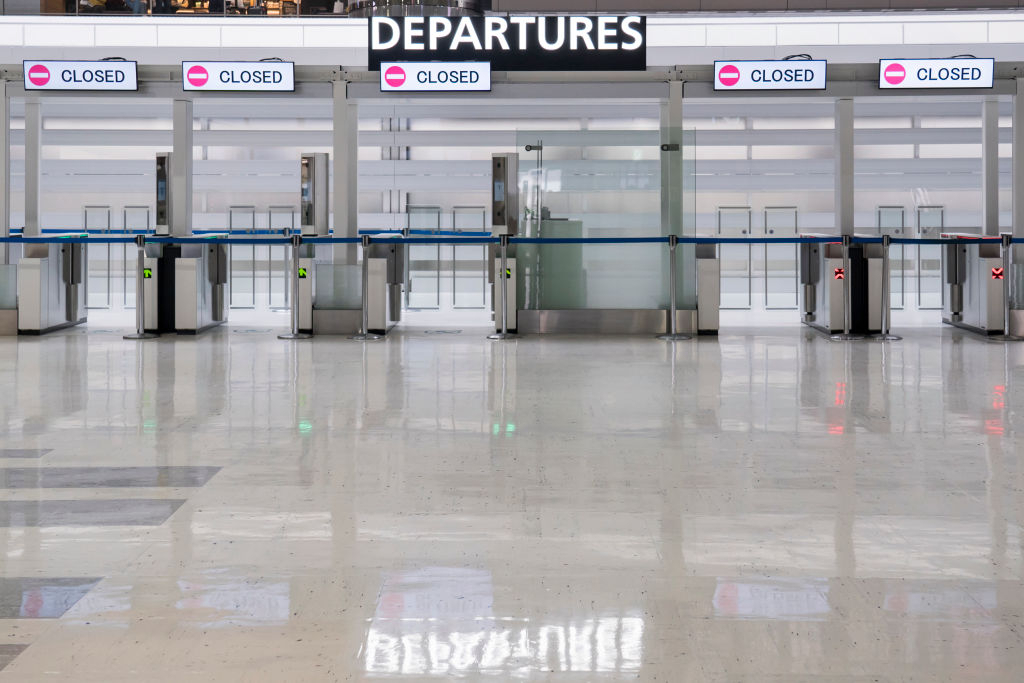 2021년 4월 13일 일본 도쿄 나리타국제공항 출국장 모습이다. [게티이미지]
