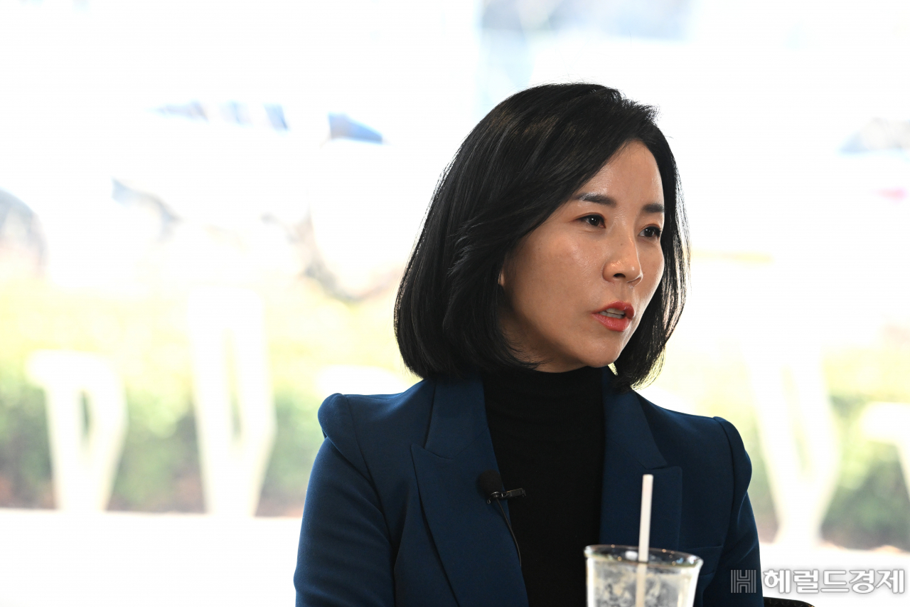 8일 경기도 고양시 현대 모터스튜디오 고양에서 송지현 현대내장디자인1팀 팀장이 헤럴드경제와 인터뷰를 하고 있다. 고양=임세준 기자