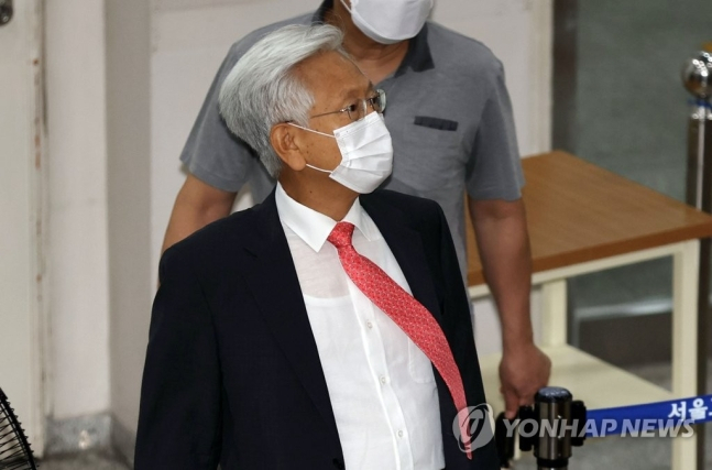 고영주 전 방문진 이사 [연합]