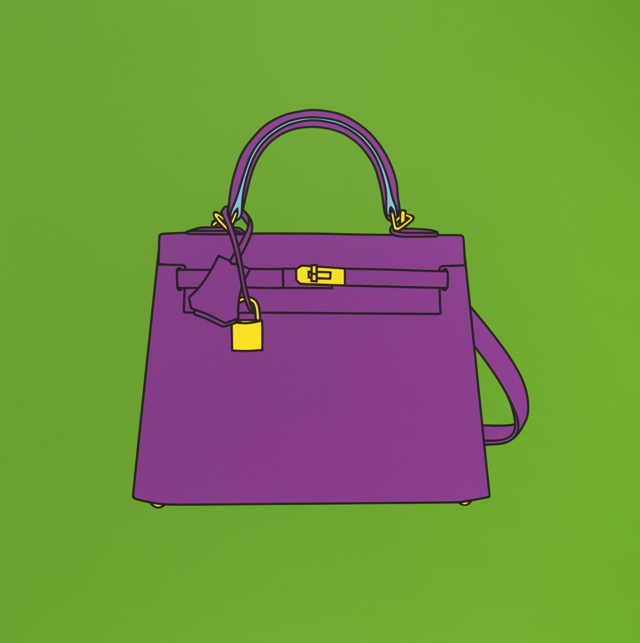 Michael Craig-Martin, Untitled (Kelly), 2021, Acrylic on aluminium, 90x90 cm [성남문화재단 제공]