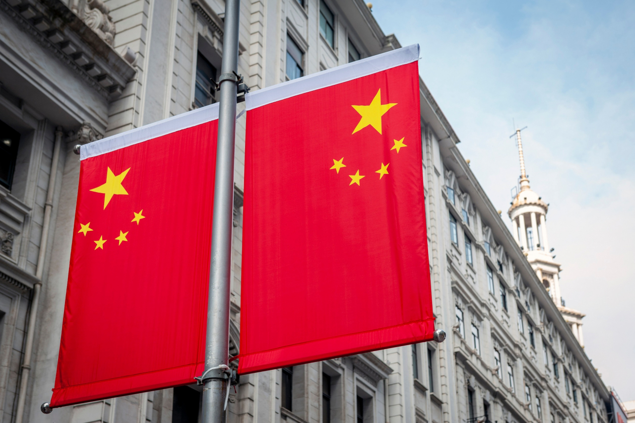 Chinese national flags (123rf)