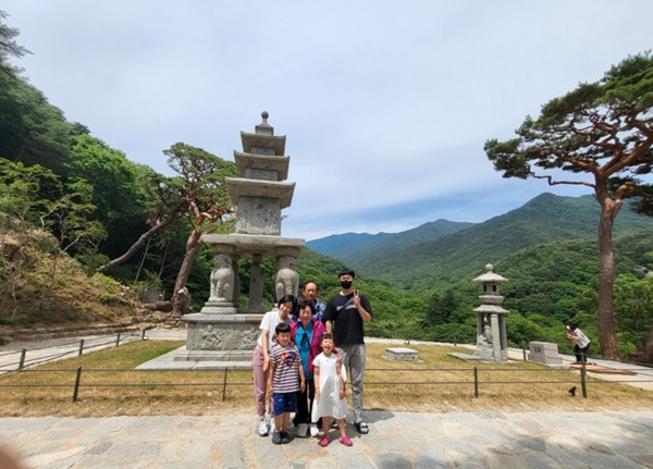 사사자삼층석탑 효·사랑 휴대폰 카메라사진 대상작.