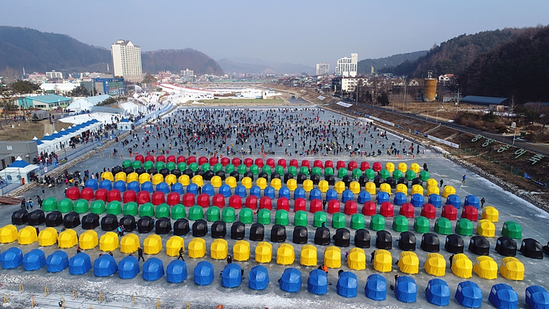 평창 송어축제장