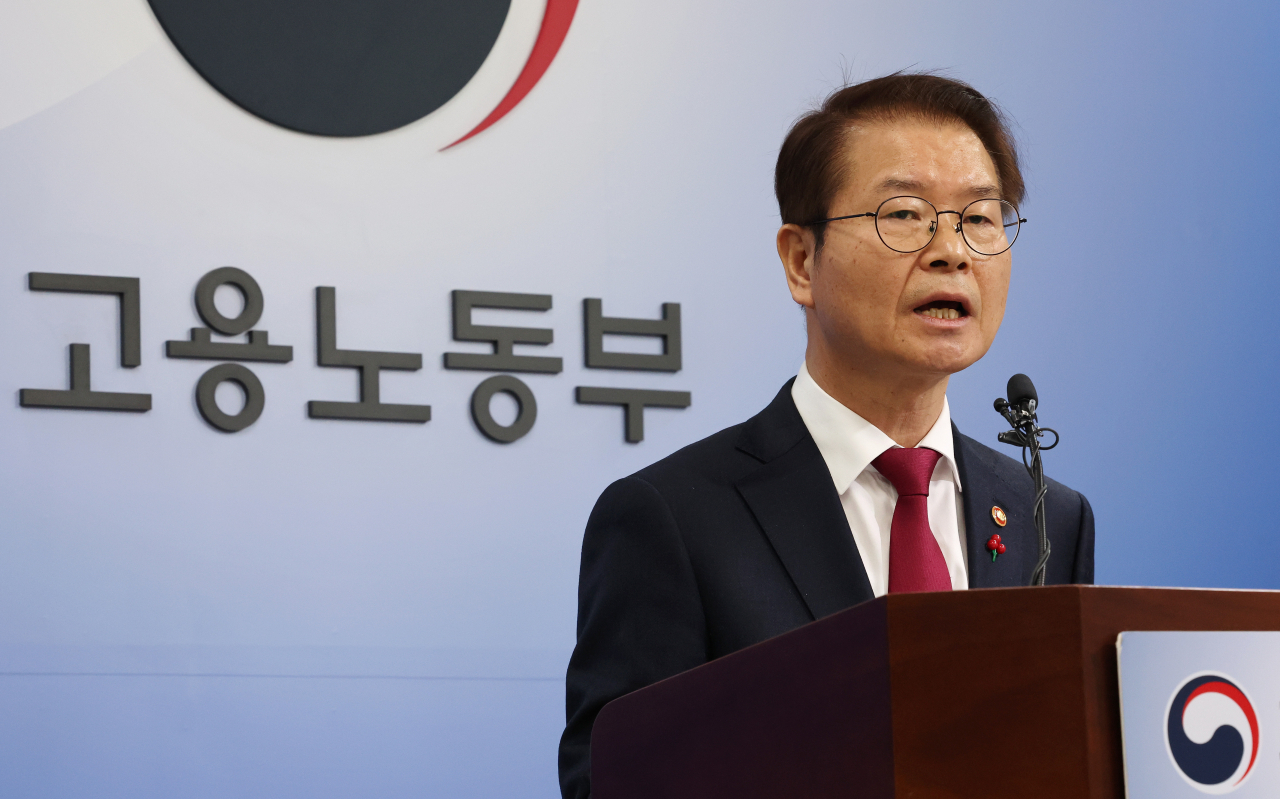 이정식 고용노동부 장관 [연합]