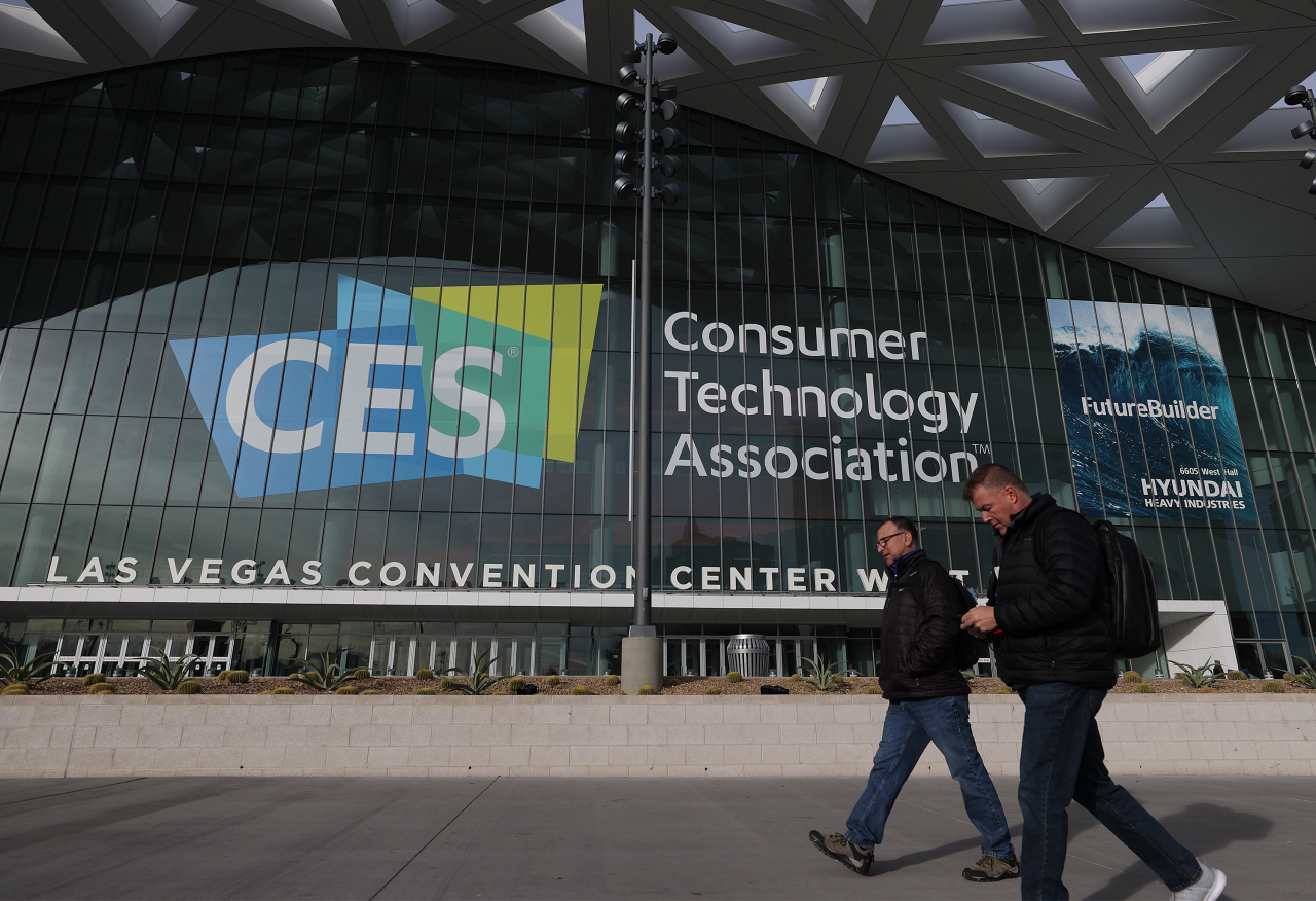 지난해 1월 미국 라스베이거스에서 열린 세계 최대 전자·IT(정보기술) 전시회 ‘CES 2022’ 전시관의 외관 모습. [연합]