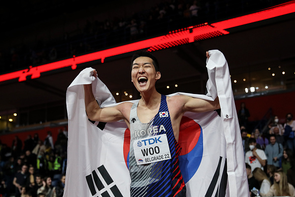 한국 육상의 자존심 우상혁은 1월부터 유럽에서 세계정상 수성에 나선다./게티이미지