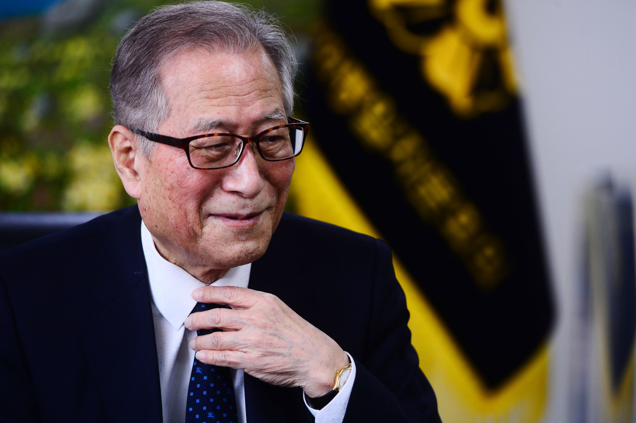 정세현 전 통일부 장관. [사진 =박해묵 기자/mook@heraldcorp.com]