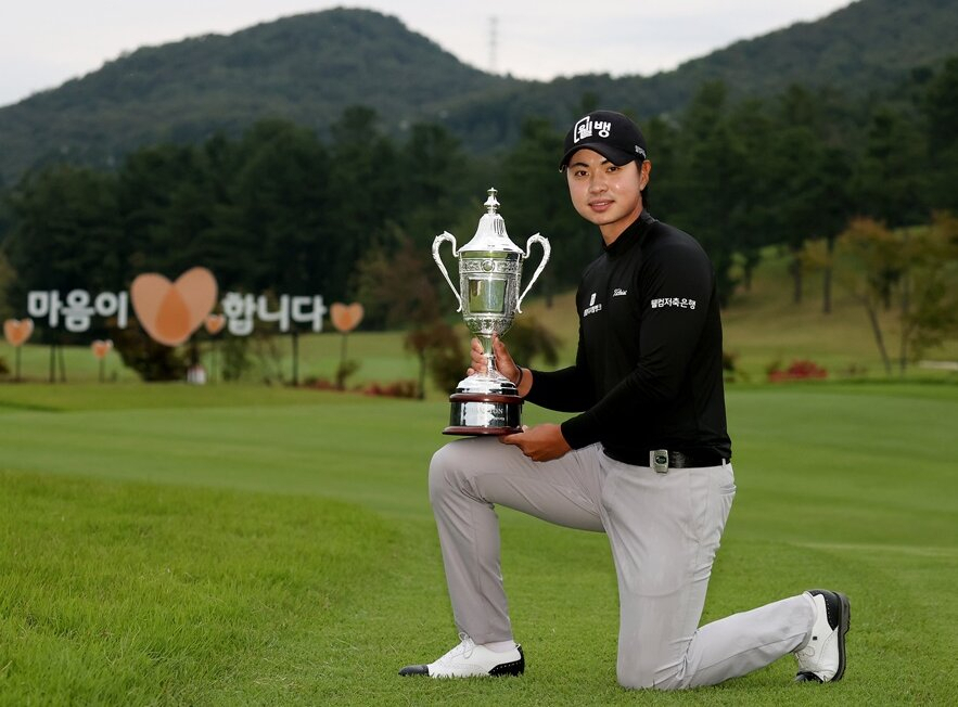이형준 2022 현대해상 대회 우승 때 모습